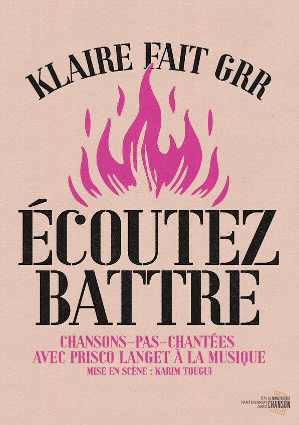 Ecoutez Battre - Klaire fait Grr - mini affiche